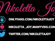 Nicoletta shoved a cola bottle up her ass 14/16