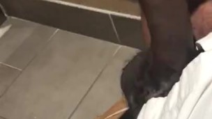 Edging in the bathroom at work for no nut November 