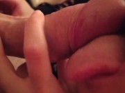 I give him a head till he cums in my mouth and swallow 13/16