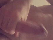 Hard cock masturbating. Young hot guy