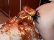 Секс рабыня со связанными руками, довела меня до оргазма языком - IkaSmokS 13/16