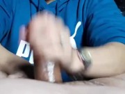 Asian hottie milking cock 1/16