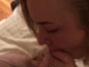 My first sex tape! He cums in my mouth! 16/16