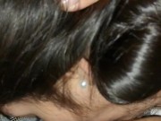 peruvian latina 18 sucks my cock like a whore in abandoned house and spits on him 14/16