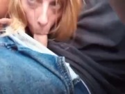 He finally let me suck his dick while he drives, and record it! 8/16