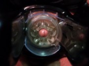 Cock milking machine makes me cum 2 times 3/16