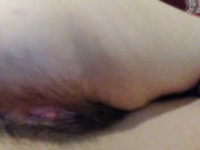 Hairiest Pussy PinkMoonLust has Silent but Stinky FARTS While Opening Anus Flexing Hairy Butthole 1/16
