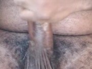 Early morning jack off after work