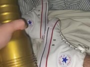 Cumming to my Converse Chuck Taylor’s 