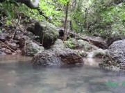I WENT IN JUNGLE FOR GET FUN, SWIM NAKED, MASTURBATE AND PISS IN PURE SPRING WATER 1/16