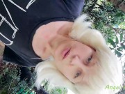 WTF TOTALLY HORNY! I'M SECRETLY MASTURBATING IN THE GARDEN 3/16