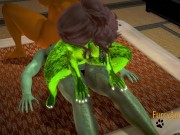 Furry Hentai 3D - Threesome Lizard Mouse and Dragon Hard Sex 2/2 7/16