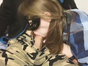 слюнявый минет с помадой и кончает в позе 69 ( girlfriend juicy sucks cock with lipstick ) 3/16