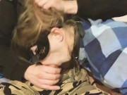 слюнявый минет с помадой и кончает в позе 69 ( girlfriend juicy sucks cock with lipstick ) 8/16