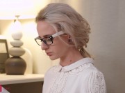 Cute teen With Glasses Fucked By Bf 1/16