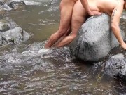follando en el rio 10/16