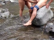 follando en el rio 3/16