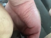 Quick finger fuck while daddy drives down the road  11/16