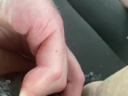 Quick finger fuck while daddy drives down the road  14/16