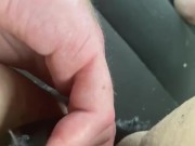 Quick finger fuck while daddy drives down the road  15/16