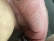 Quick finger fuck while daddy drives down the road  9/16