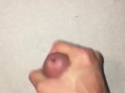 So horny I jack off my hot young Cock and jizz a lot