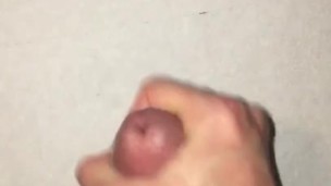 So horny I jack off my hot young Cock and jizz a lot