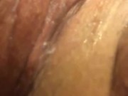 Babe enjoys satisfying piss at home 