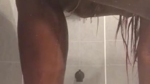 A little bit of shower play 