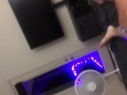 SUPER Wet Submissive Teen Sucks and Fucks with Anal Plug! SLOPPY 8/16