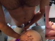 Loving anal while enjoying a new toy on my clit :) 16/16