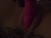 Horny slut fucks herself so hard with vibrating dildo on max speed sloppy wet pussy 2/16