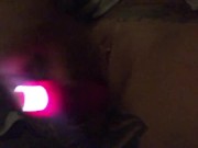 Horny slut fucks herself so hard with vibrating dildo on max speed sloppy wet pussy 3/16