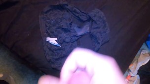 Cumming Onto My Girlfriends Dirty Panties #2