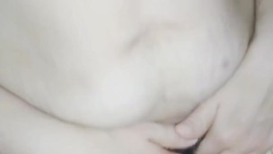 Hot girl wants to have orgasm in leg and cock