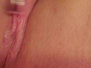 Rubbing my tight wet pussy 2/16