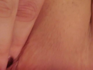 Rubbing my tight wet pussy