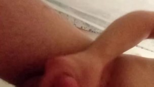 Shower masturbation