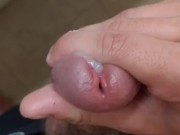 Daddy Gets Hungry And Swallows His Own Cum