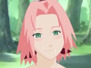 Naruto - Sakura Deep Throat Naruto, Sasuke, Kakashi and More!!! 8/16