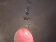 Big cumshot over the floor (7 squirts of cum) 9/16