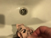 Dirty Stepmom's panties from the laundry basket 1/16