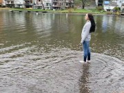 Soaking My White Keds - SFW 15/16