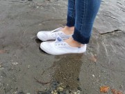 Soaking My White Keds - SFW 4/16