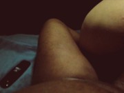 Sensual reverse cowgirl from my big booty Portuguese wife 13/16