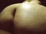 Sensual reverse cowgirl from my big booty Portuguese wife 7/16