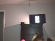 Teen bouncing on daddys dick 3/16