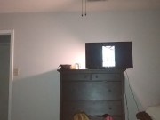 Teen bouncing on daddys dick 6/16