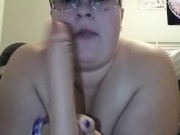 Thicc bbw playing with toys. 