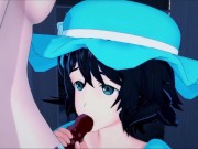 Kurisu Makise fucks Mayuri Shiina with a lesbian strapon. Steins;Gate hentai. 6/16